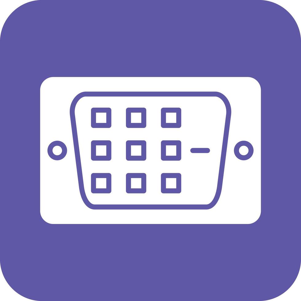 DVI Icon Vetor Style vector
