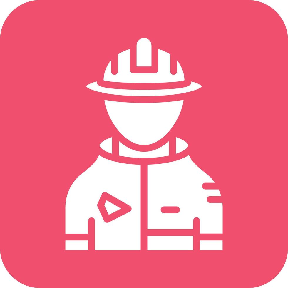 Fireman Icon Vetor Style vector