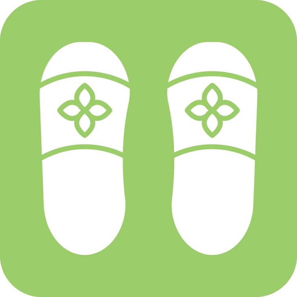 Slippers Icon Vetor Style vector