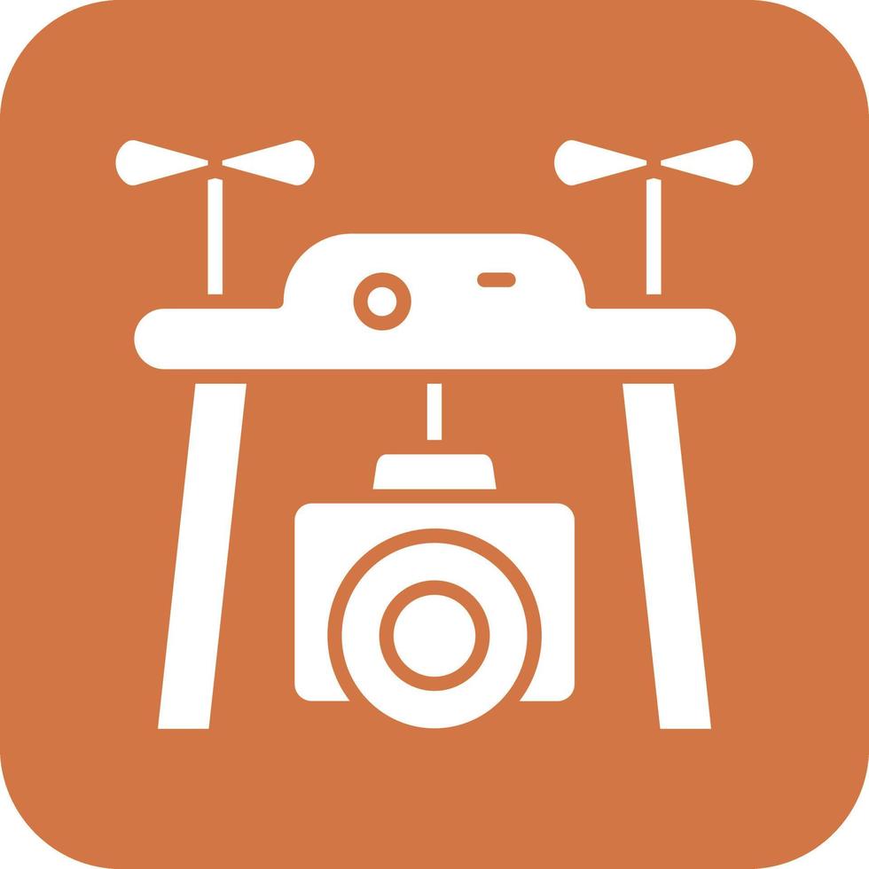 Drone Camera Icon Vetor Style vector