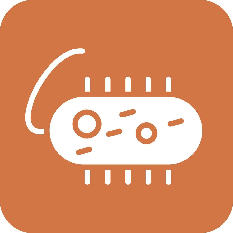 Bacteria Icon Vetor Style vector