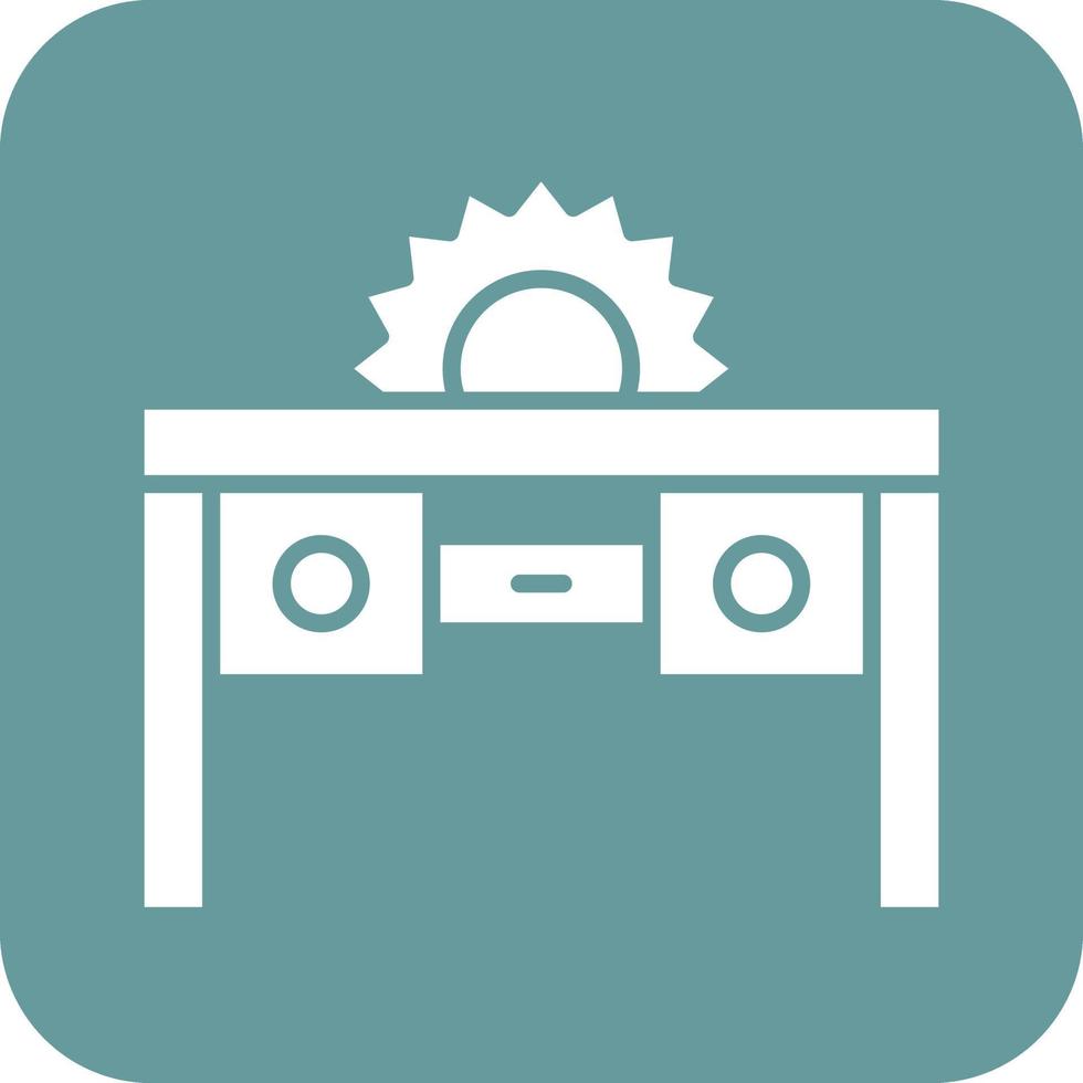 Table Saw Icon Vetor Style vector