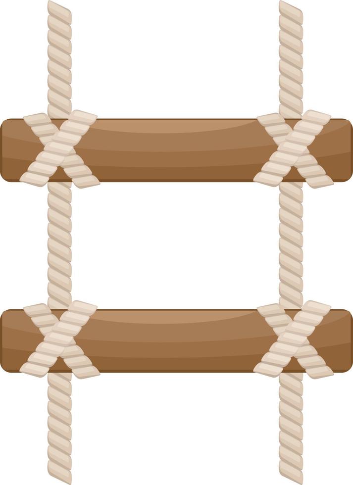 Vector Illustration Of A Ladder With Rope 22901658 Vector Art at Vecteezy