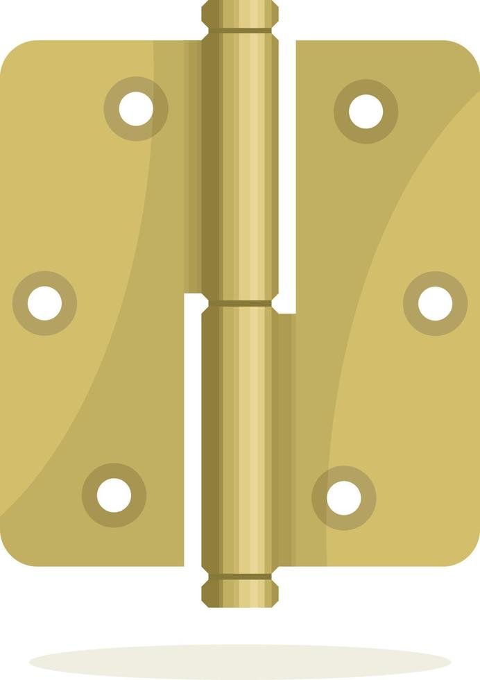 Vector Illustration Of Door Hinge