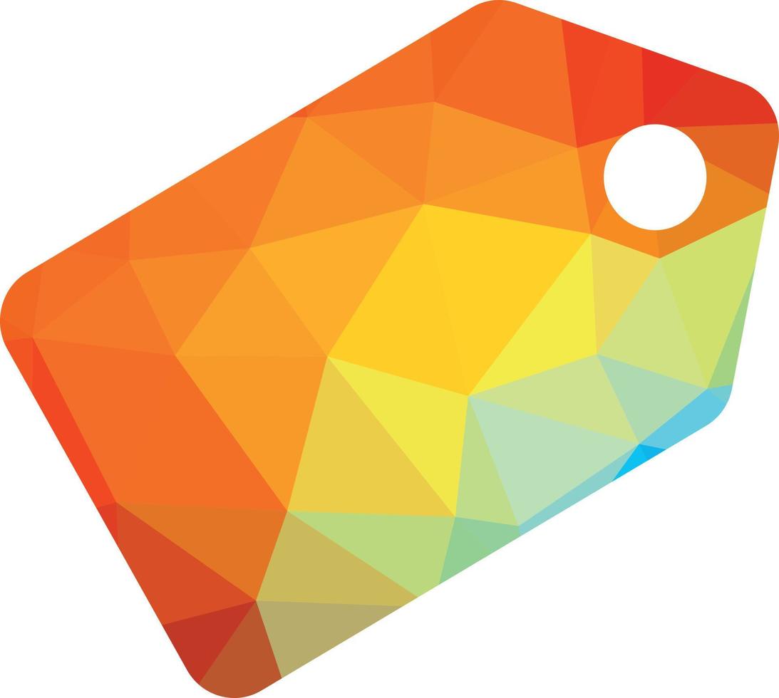 Silhouette Of A Price Tag In Color 22901696 Vector Art At Vecteezy