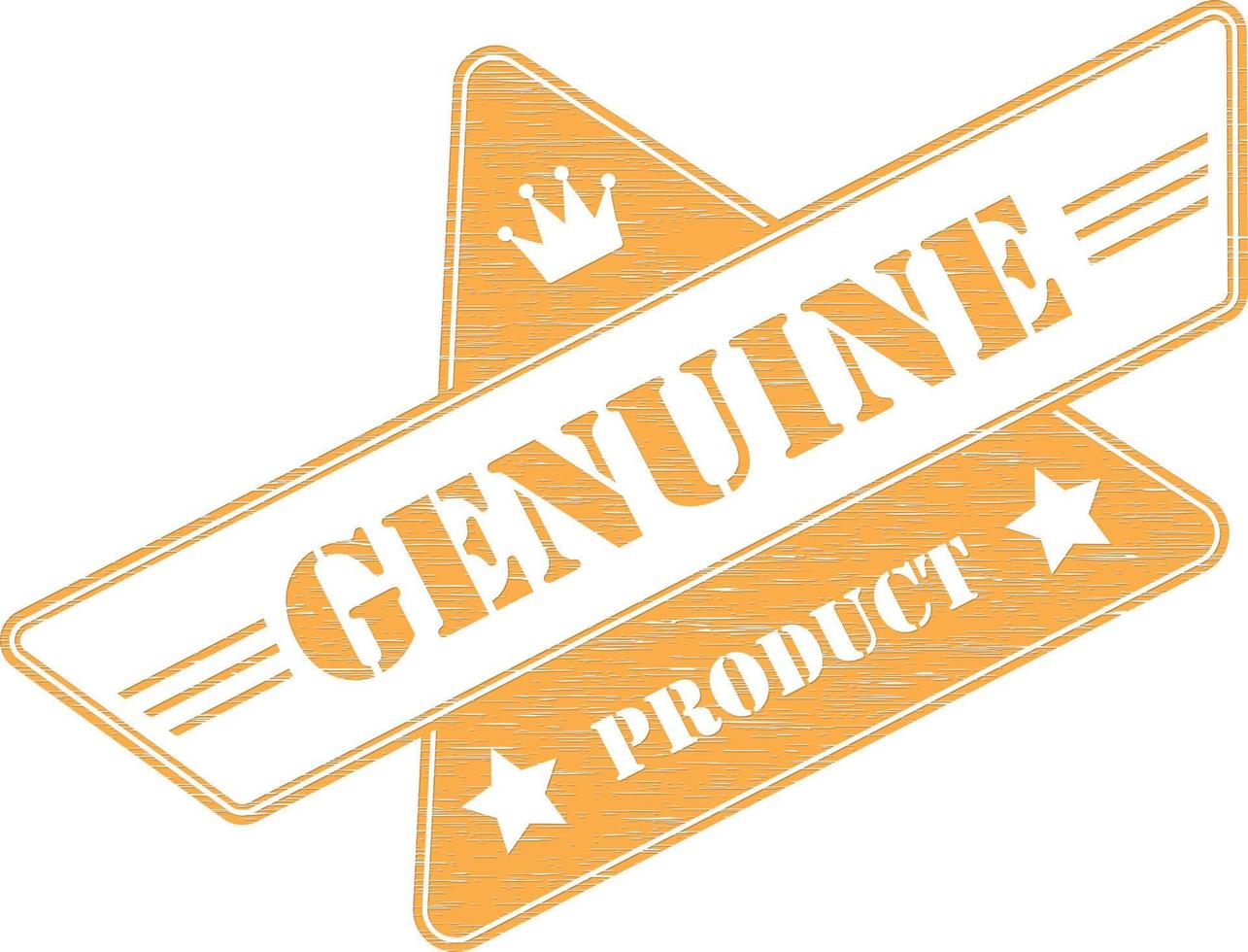 Vector Symbol For Genuine Product
