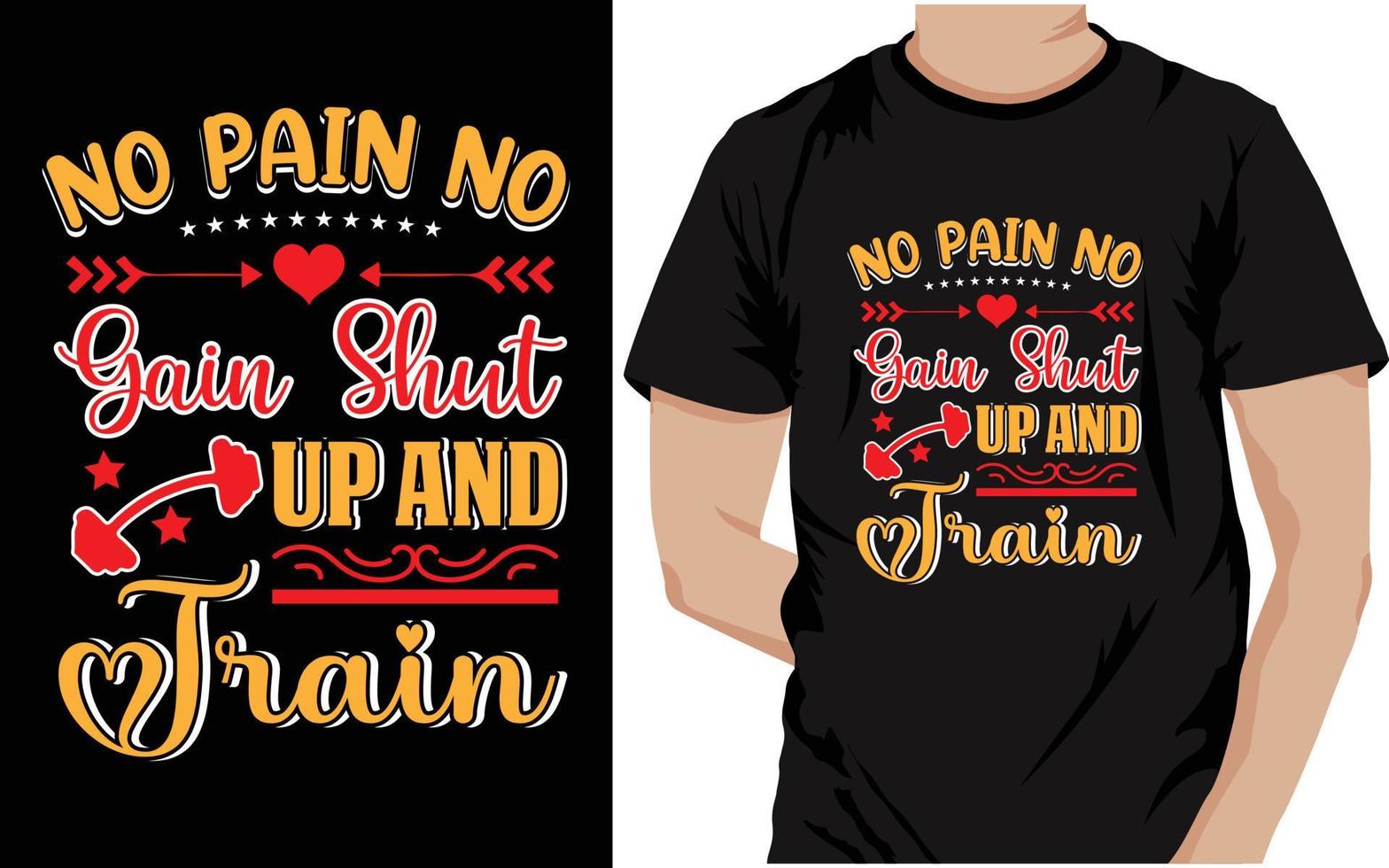 Gym t-shirt design template, gym workout t-shirt, gym t-shirts for ladies, gym logo t-shirt vector