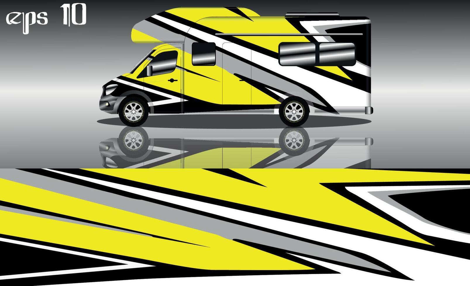 racing background vector for camper car wraps and more