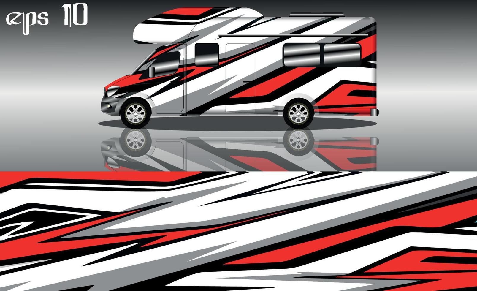 racing background vector for camper car wraps and more