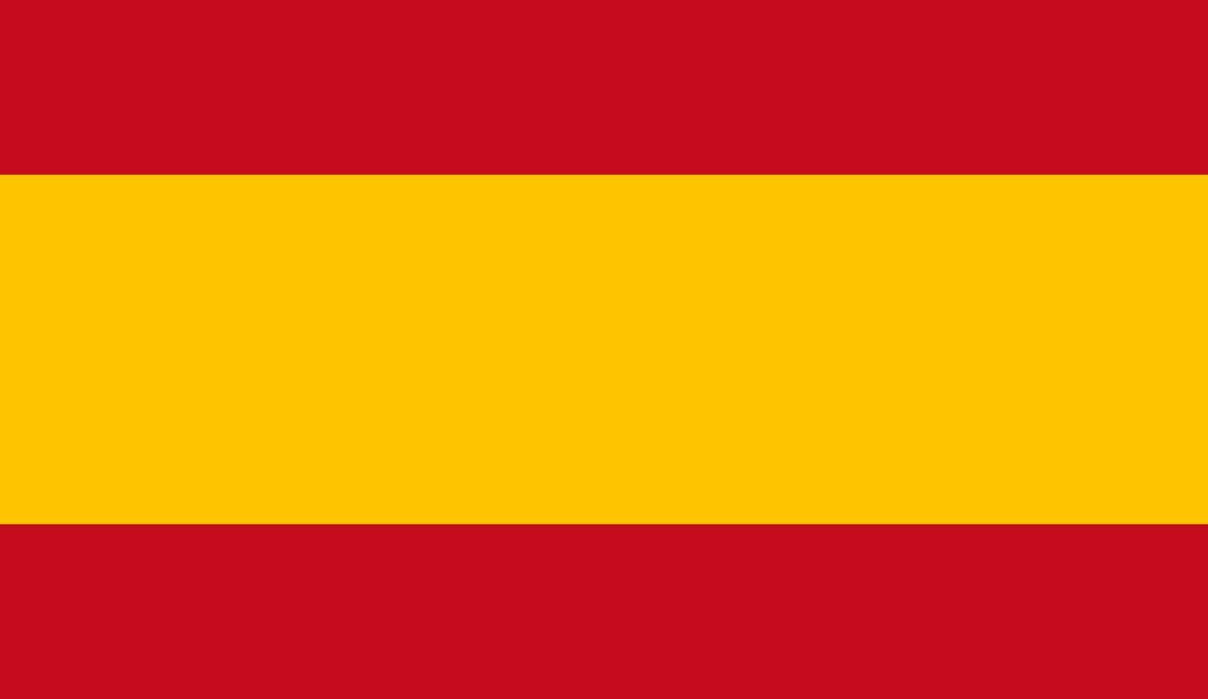Spain flag simple illustration for independence day or election vector