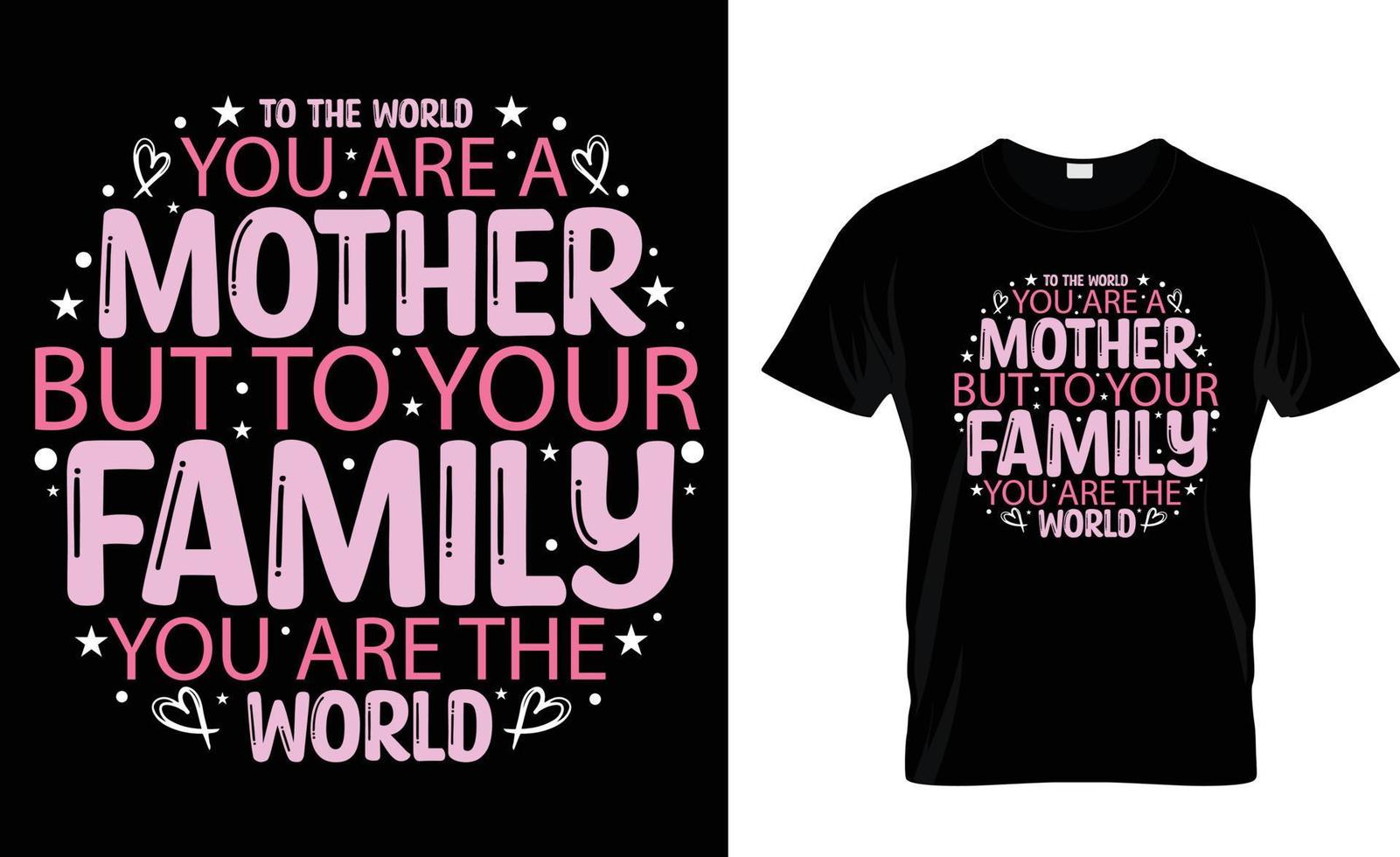 Mothers day typography T-Shirt design vector