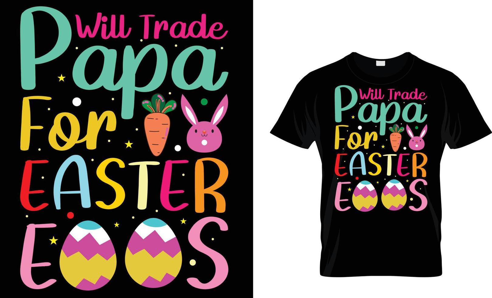 Easter day typography and vector t shirt design