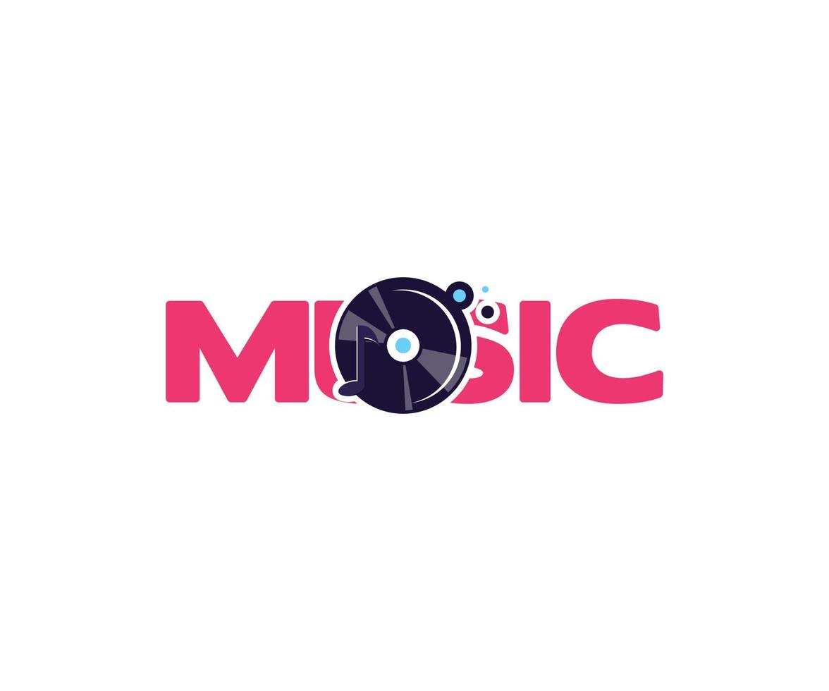 Creative Music Logo. modern business company brand logo design vector illustration