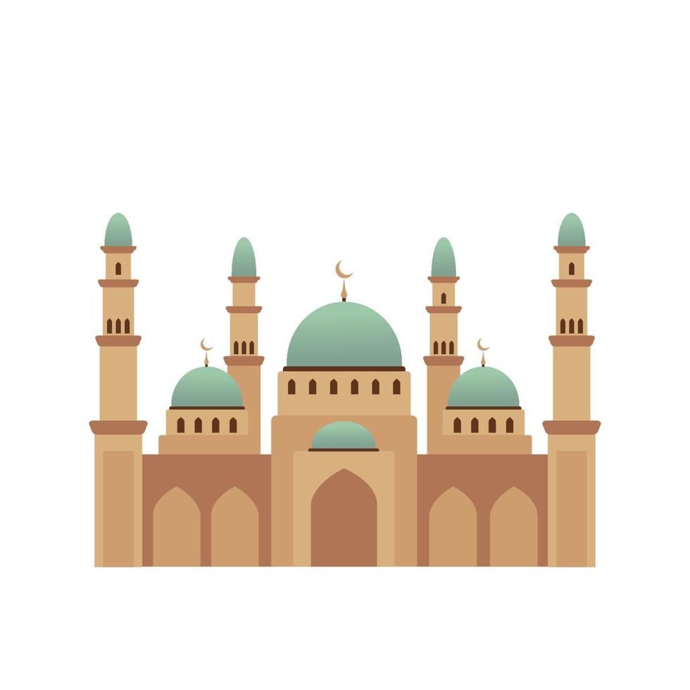 musulmán mezquita vector ilustración. eid mubarak, Ramadán kareem