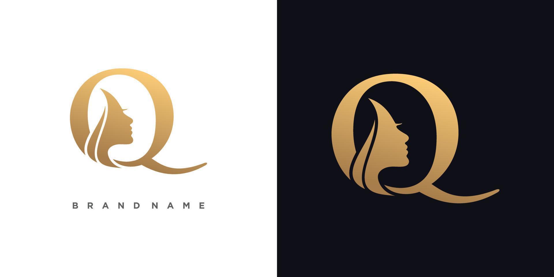Letter logo design idea for beauty with modern style vector