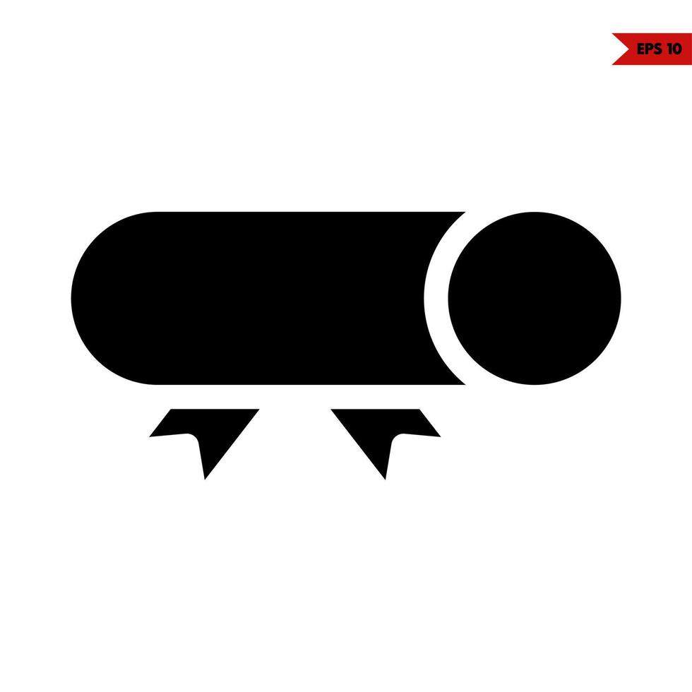 drum  glyph icon vector