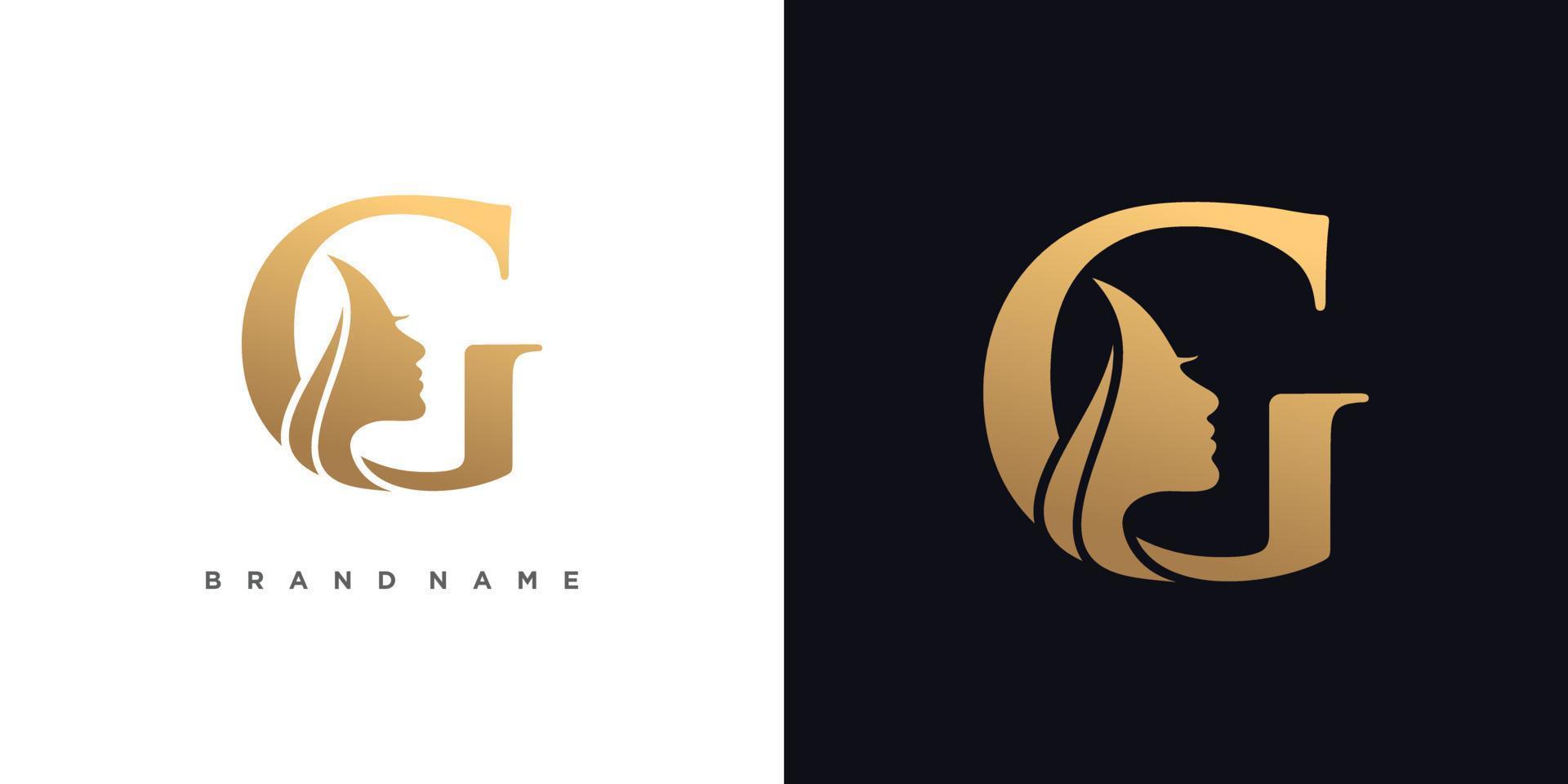 Letter logo design idea for beauty with modern style vector