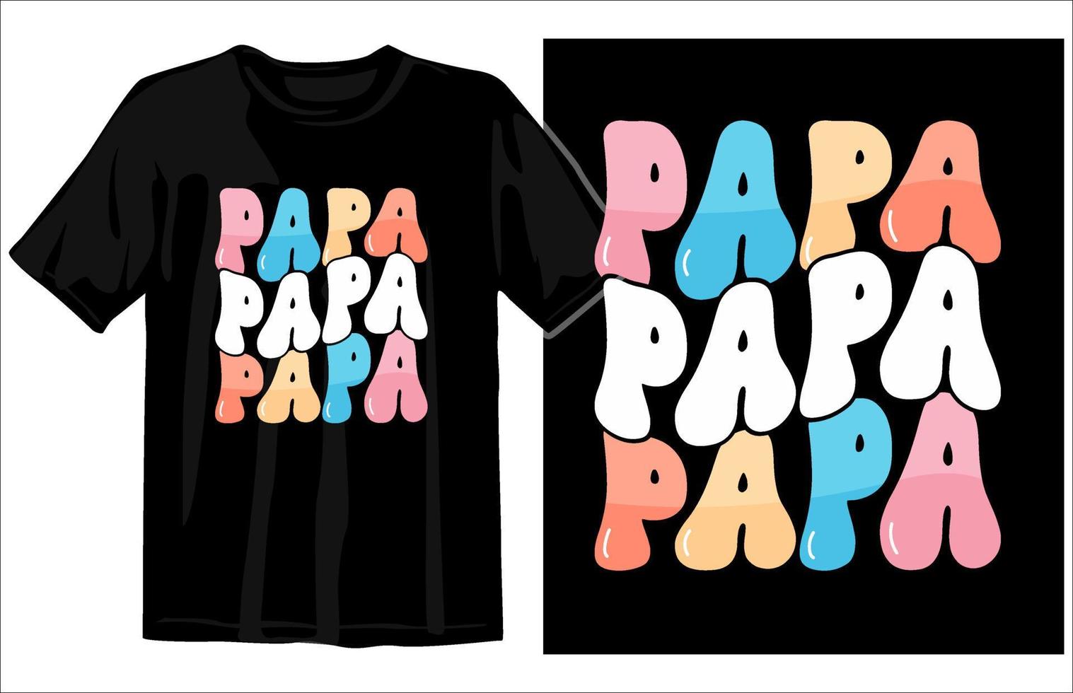 padres día t camisa diseño vector, papá ola camiseta, papá t camisa diseño, papá camiseta diseño, papá svg diseño vector