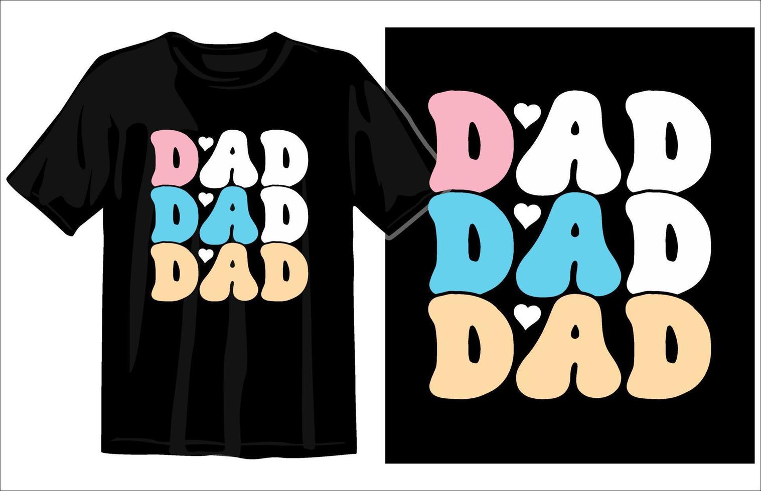 fathers day t shirt design vector, dad wave t-shirt, dad t shirt design, papa tshirt design, dad svg design vector