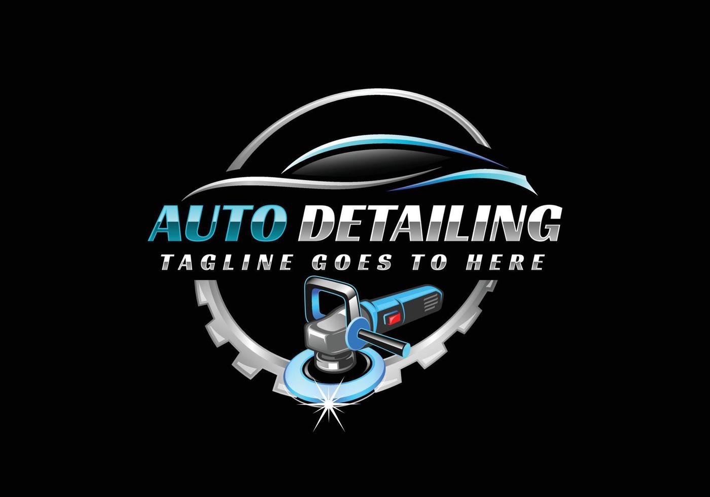 Car detailing logo auto detailing logo car polish logo car service logo car wash logo car cleaning logo vector