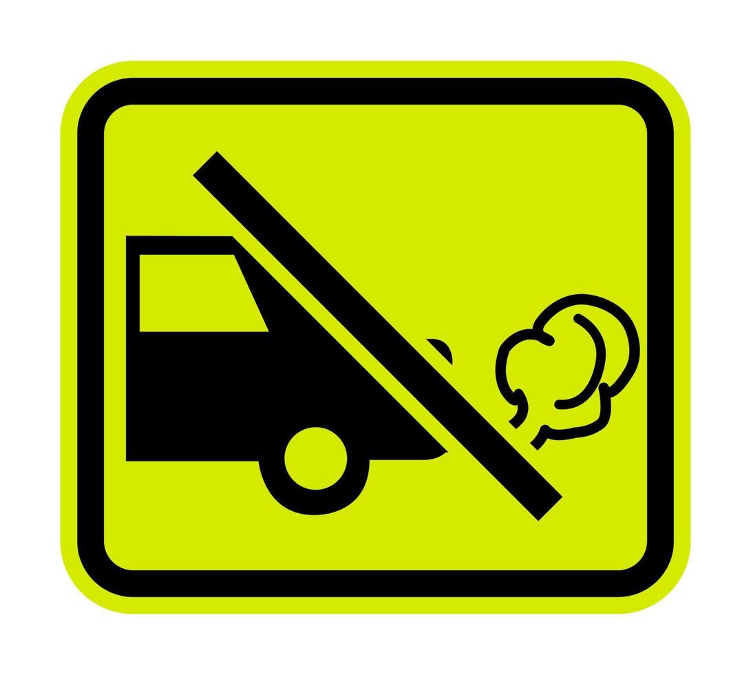 Do Not Switch On Engine Symbol vector