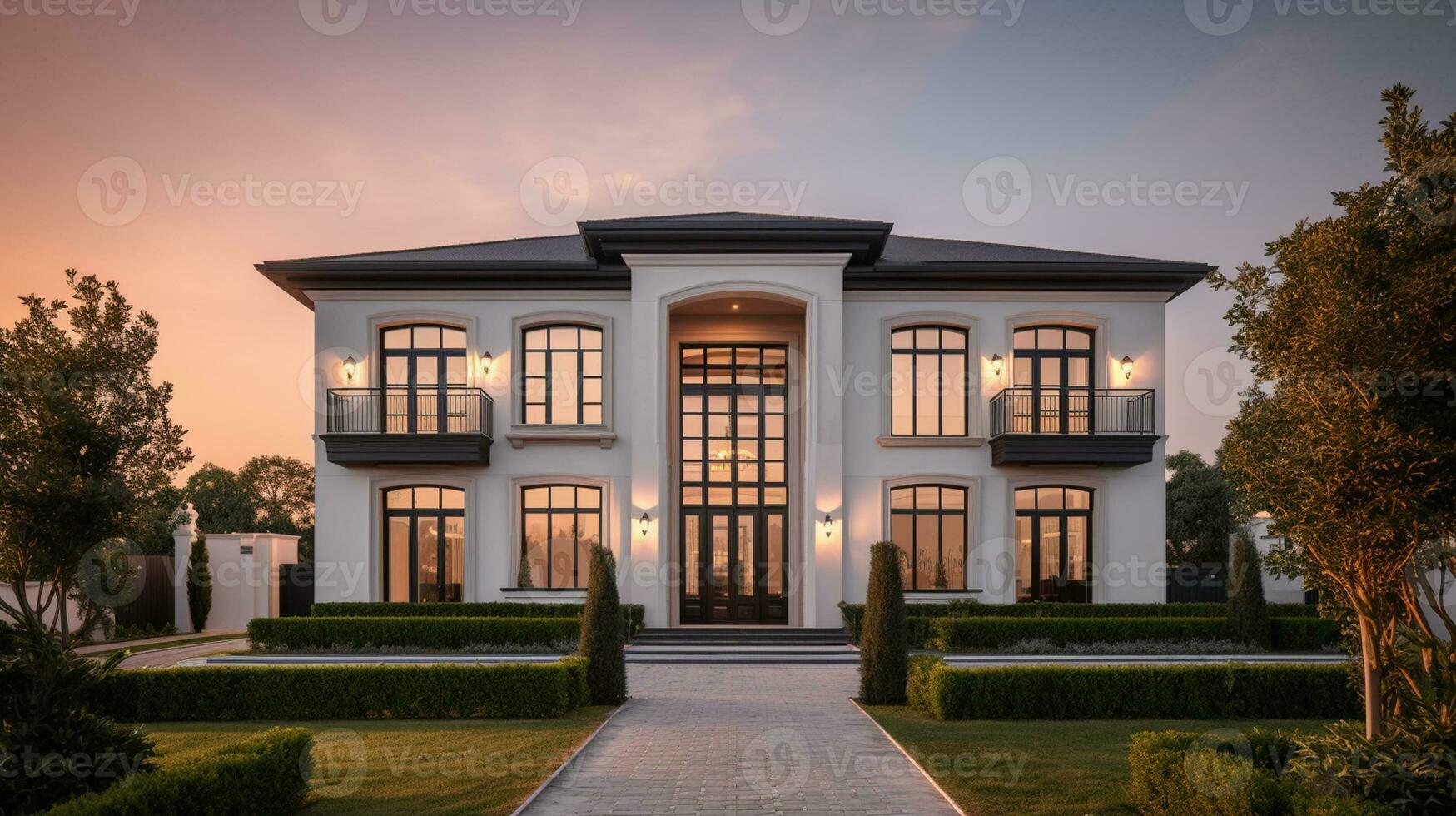 AI Generative 3d Modern Luxury Real Estate House For Sale And Rent ai-generative-3d-modern-luxury-real-estate-house-for-sale-and-rent