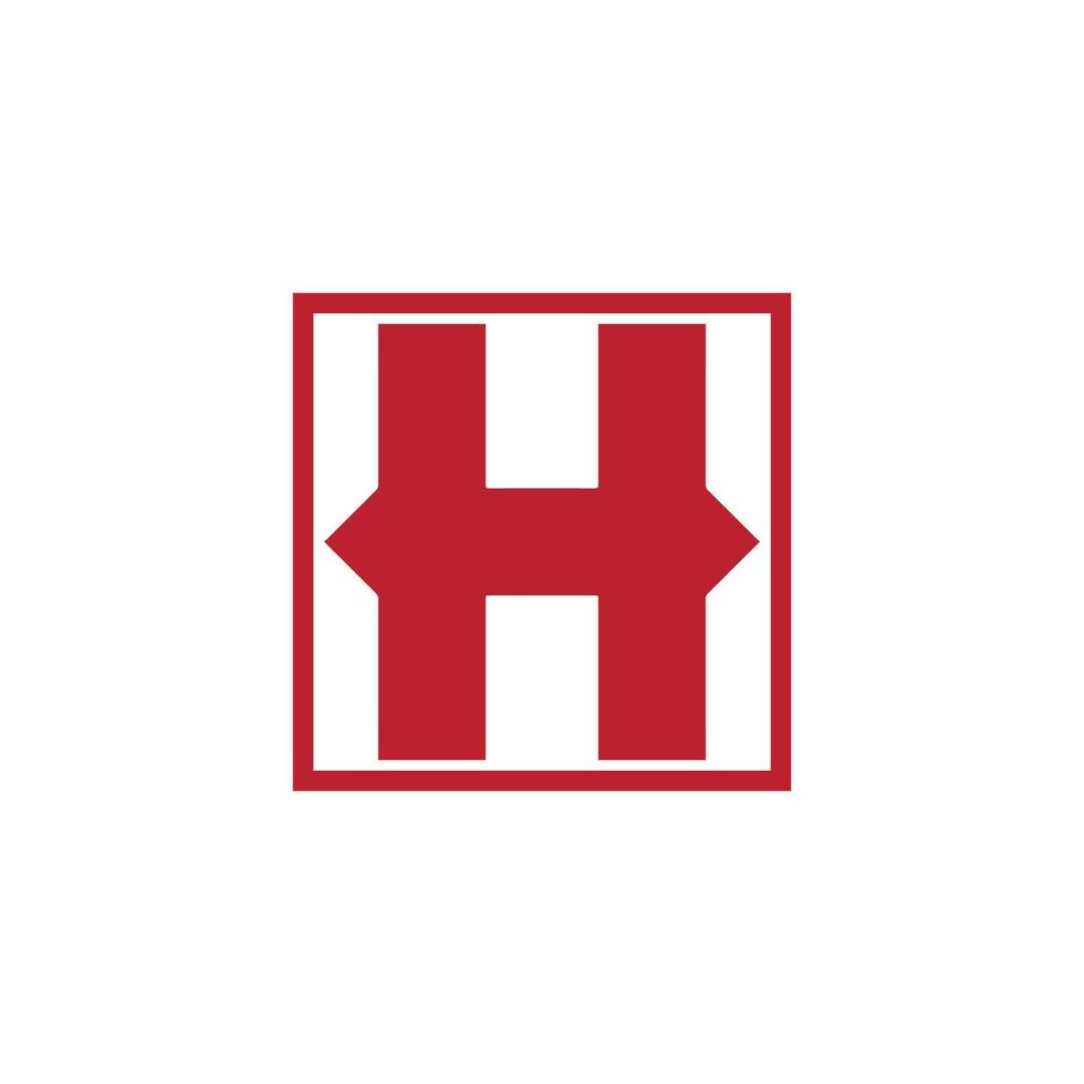 h logo design easy catchy h symbol a3 vector