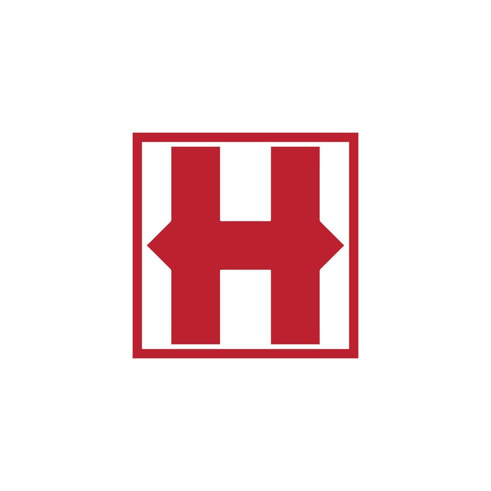 h logo design easy catchy h symbol a3 vector