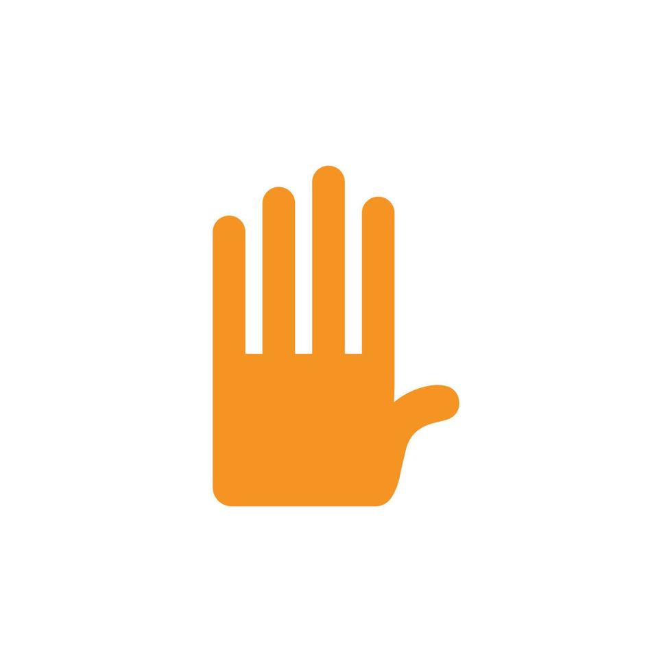 hand pattern geometric logo hand icon a1 vector