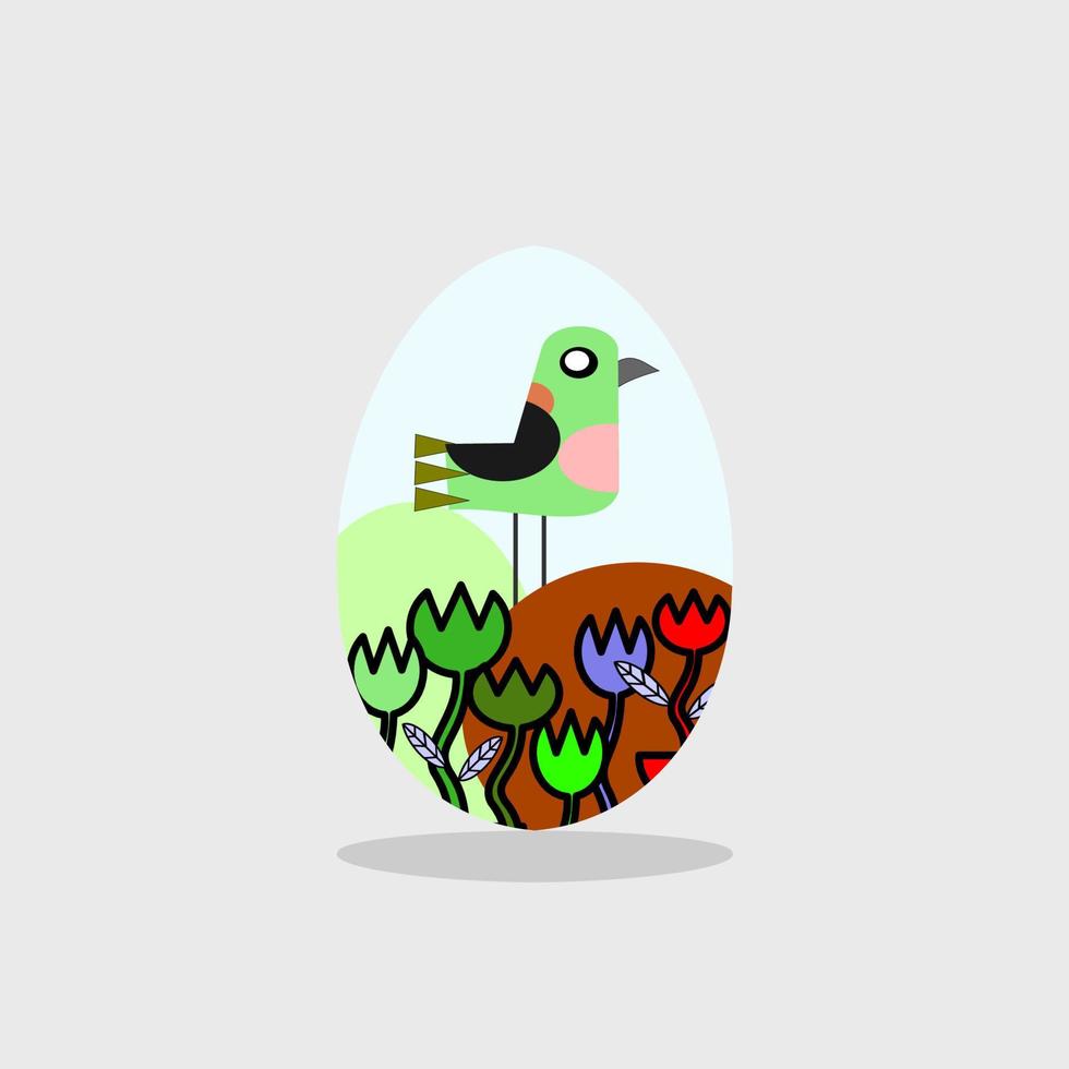 Happy Easter.Set of Easter eggs with different texture.Bright eggs on a glade. Spring holiday.Mountain of eggs.Greeting card.Vector.happy easter eggs vector