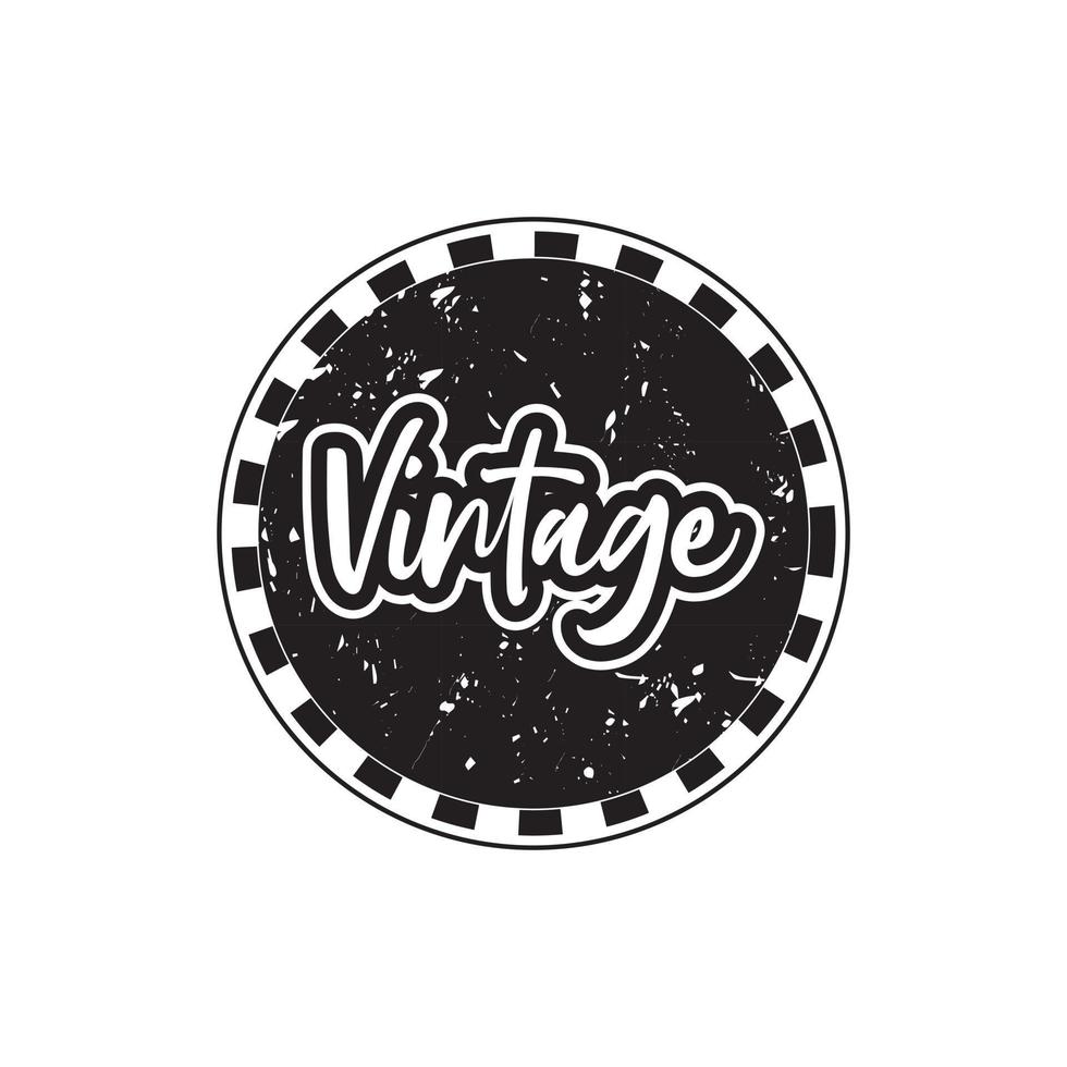 Vintage motivational and inspirational lettering circle text typography with grunge effect t shirt design on white background vector