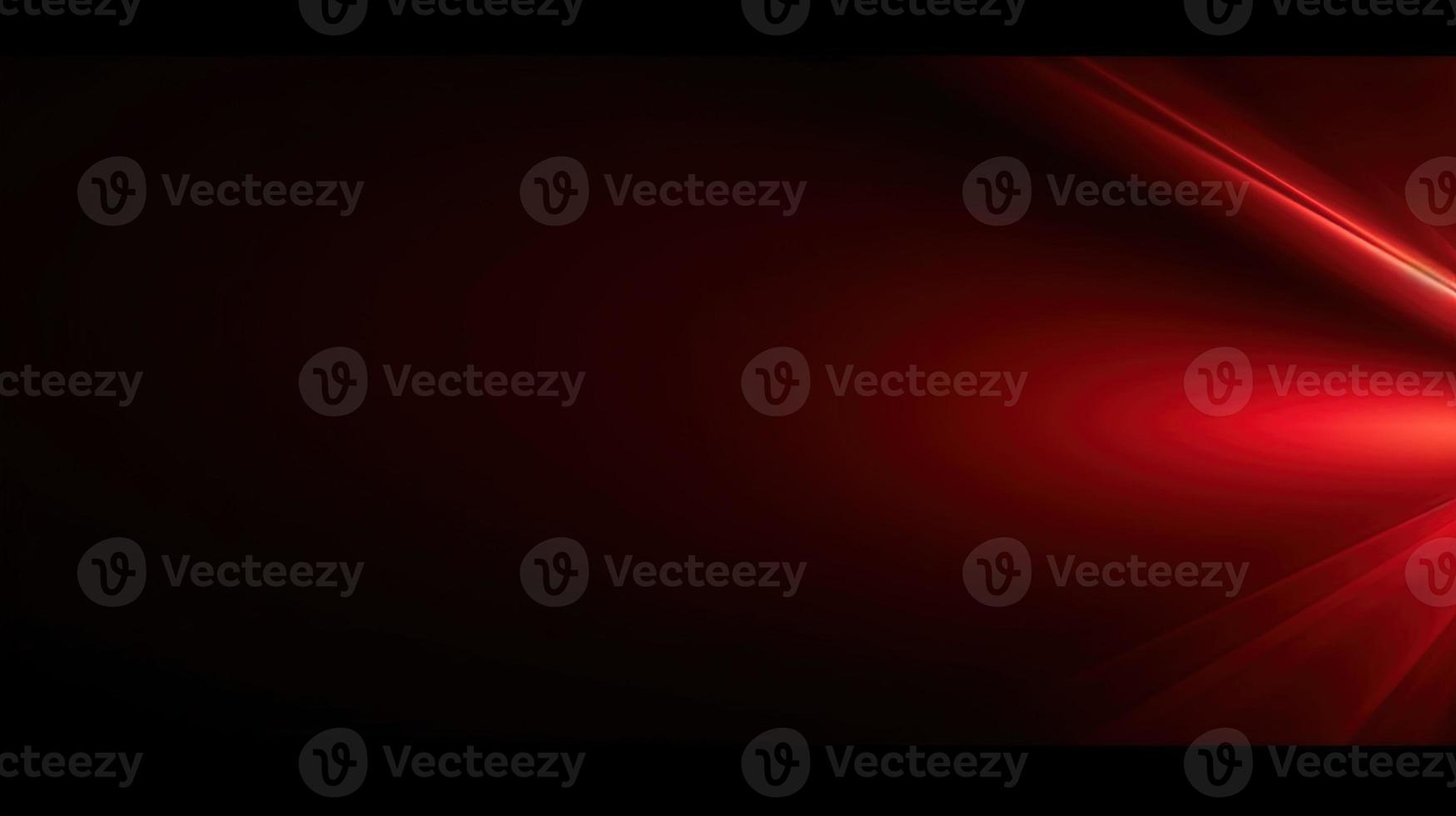 Abstract red light on black background with copy space for your text photo