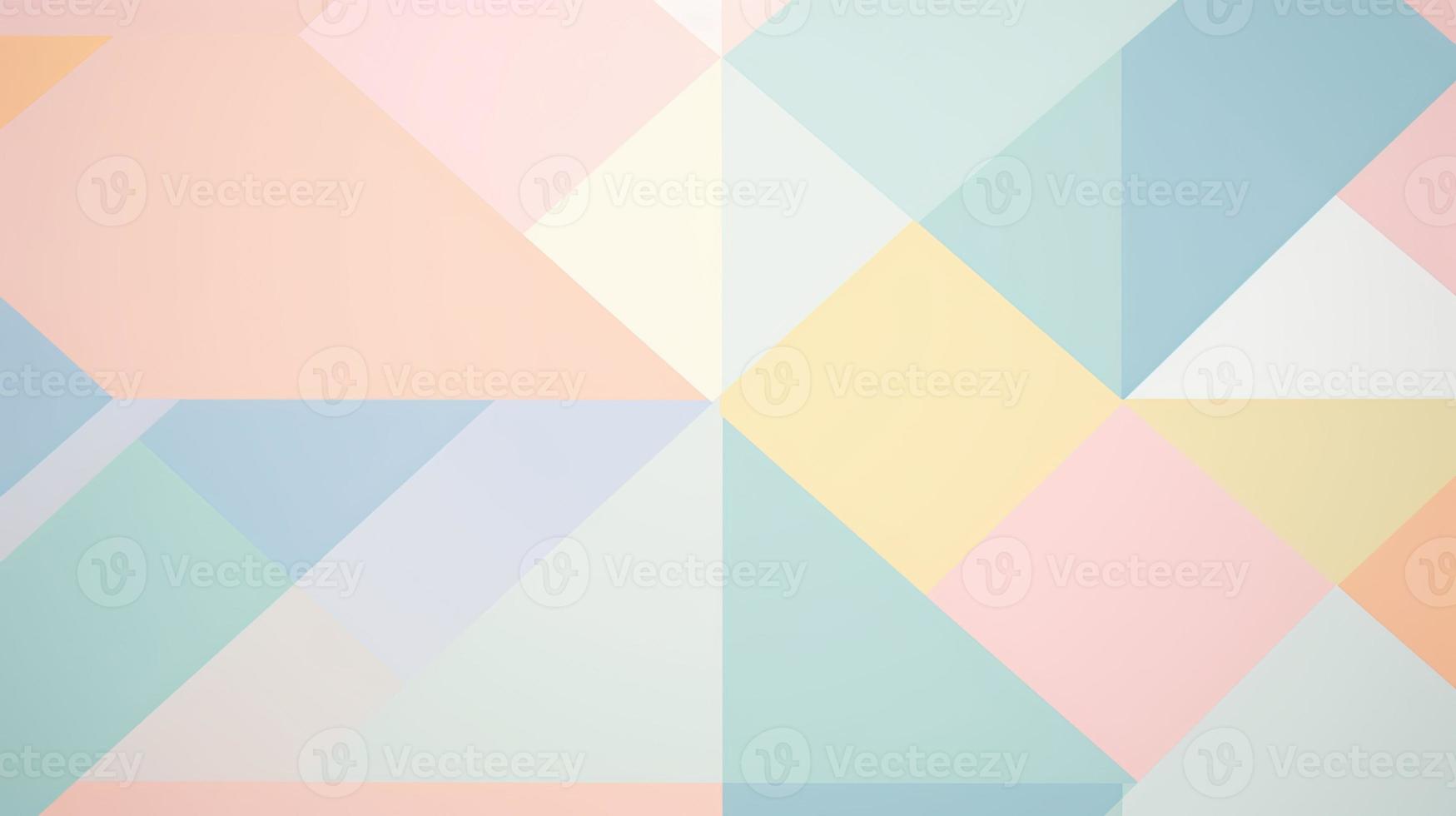 Abstract geometric background. Minimalistic design. Pastel colors. photo