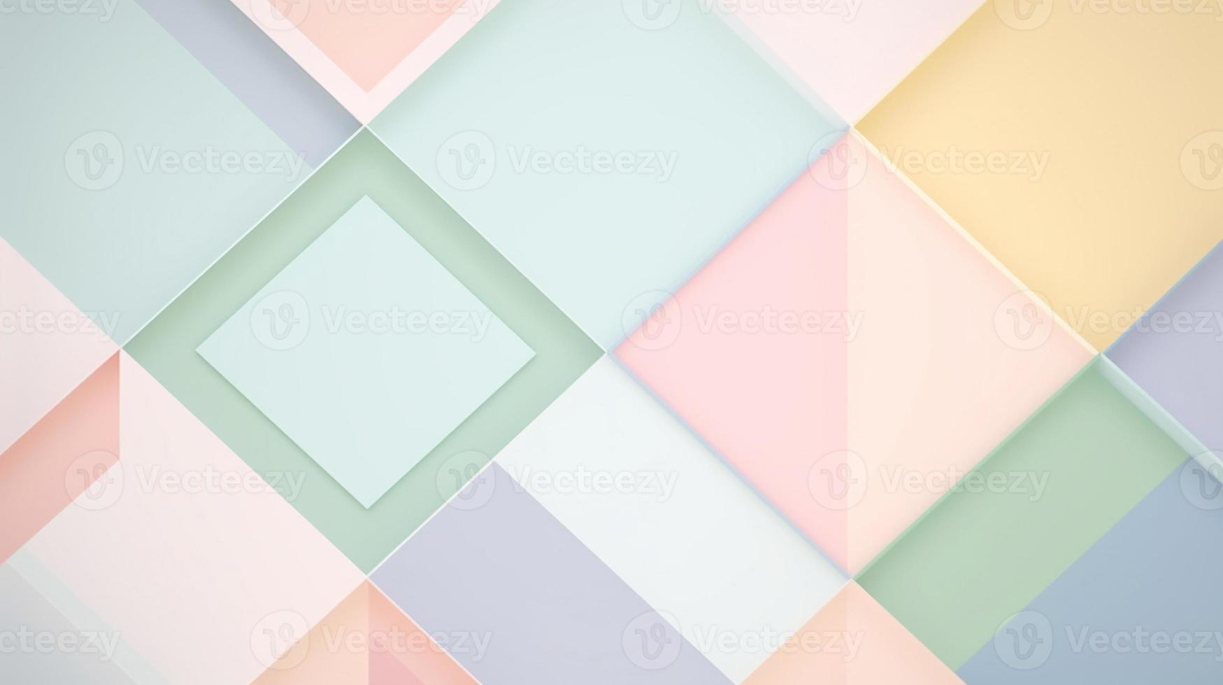 Abstract geometric background. Minimalistic design. Pastel colors. photo