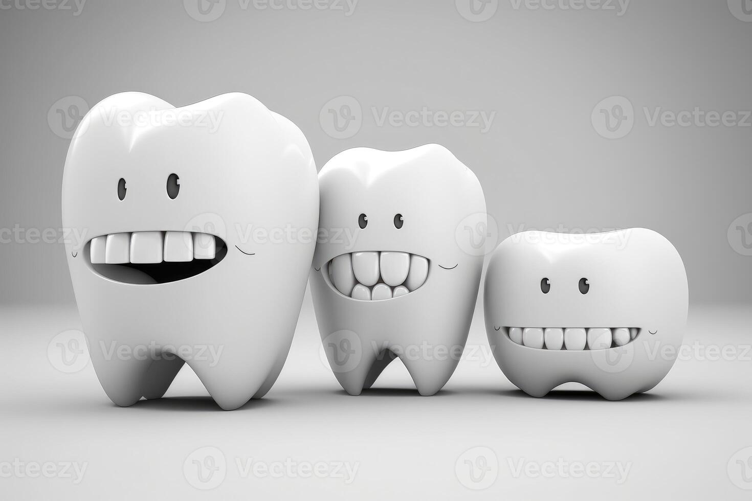 ai generado concurrido dientes, superposición oral salud cuidado concepto. diseño para bandera, diseñador, dental clínica o hospital. foto