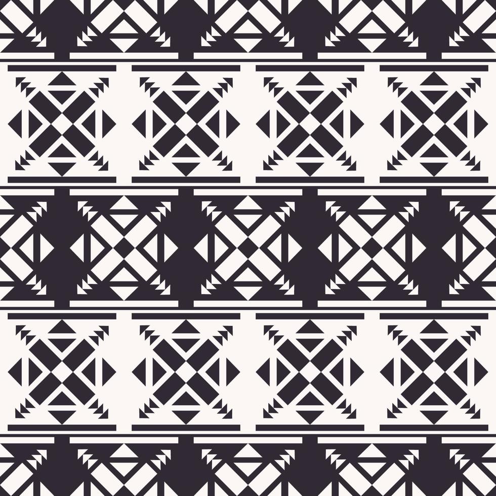 Abstract geometric black and white pattern. Abstract geometric shape black and white stripes seamless pattern background. Abstract geometric pattern use for fabric, home decoration elements. vector