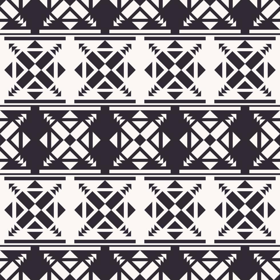 Abstract geometric black and white pattern. Abstract geometric shape black and white stripes seamless pattern background. Abstract geometric pattern use for fabric, home decoration elements. vector