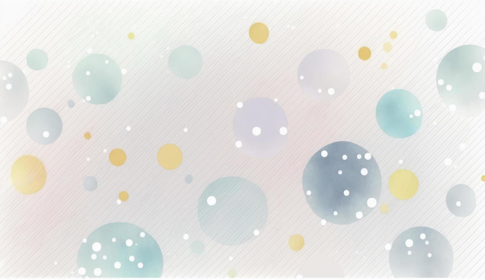 A seamless pattern featuring softly painted watercolor dots in various sizes, in a peaceful and dreamy color palette, Watercolor Dots Pattern, Abstract Art, watercolor pattern, Generate Ai photo