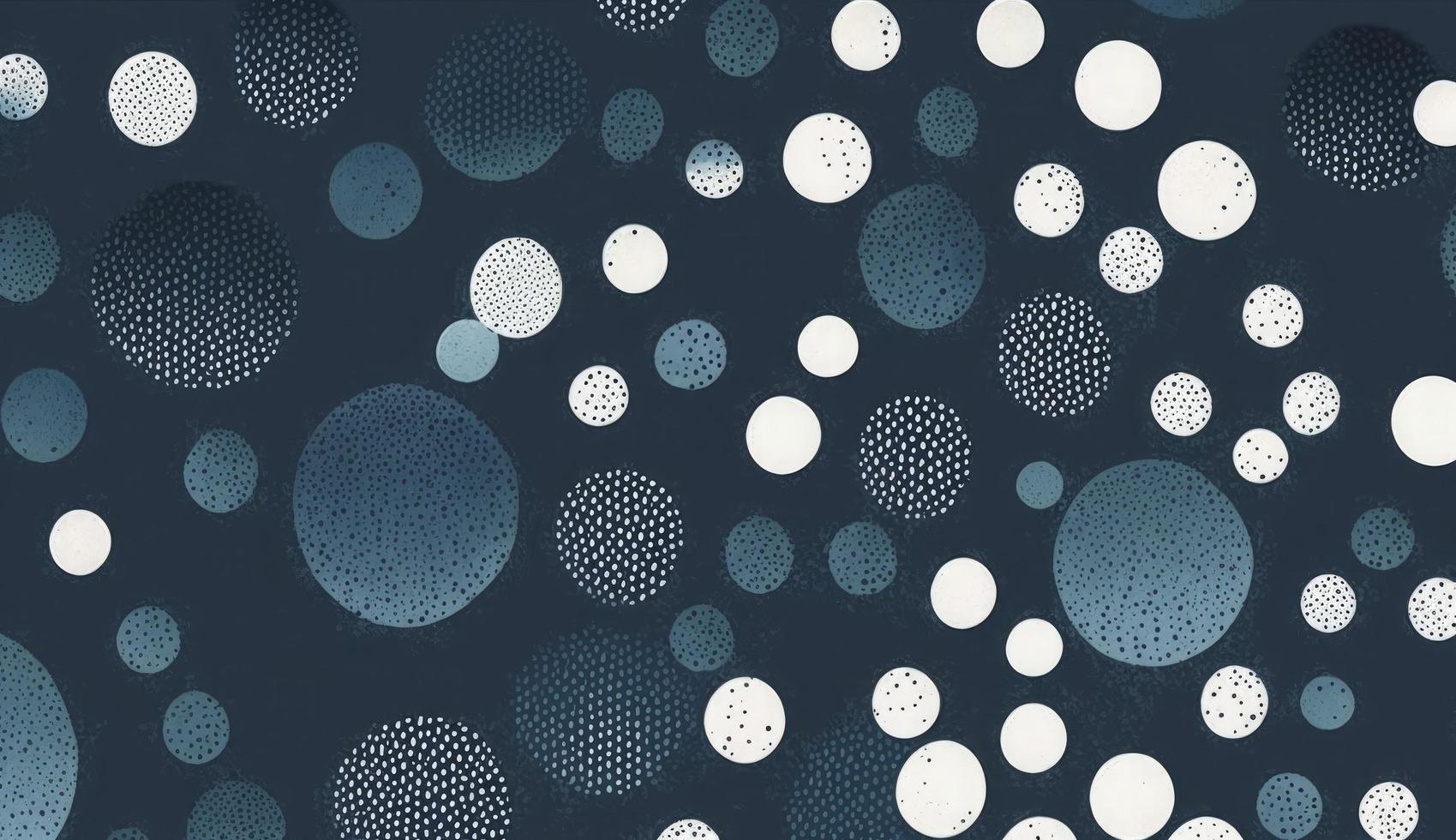 A seamless pattern featuring softly painted watercolor dots in various sizes, in a peaceful and dreamy color palette, Watercolor Dots Pattern, Abstract Art, watercolor pattern, Generate Ai photo