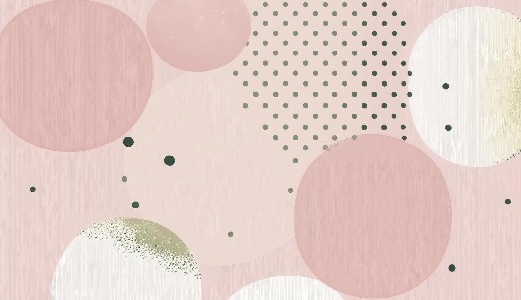 A seamless pattern featuring softly painted watercolor dots in various sizes, in a peaceful and dreamy color palette, Watercolor Dots Pattern, Abstract Art, watercolor pattern, Generate Ai photo