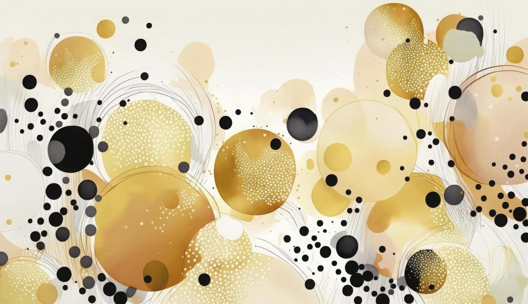 A seamless pattern featuring softly painted watercolor dots in various sizes, in a peaceful and dreamy color palette, Watercolor Dots Pattern, Abstract Art, watercolor pattern, Generate Ai photo