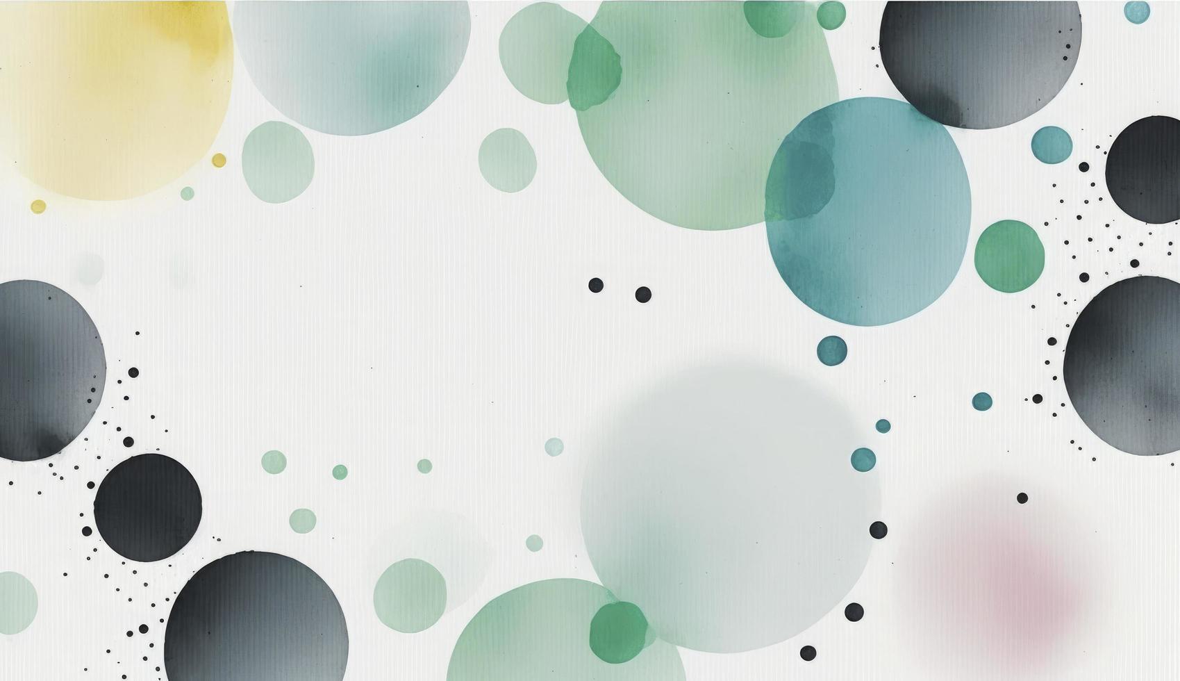 A seamless pattern featuring softly painted watercolor dots in various sizes, in a peaceful and dreamy color palette, Watercolor Dots Pattern, Abstract Art, watercolor pattern, Generate Ai photo