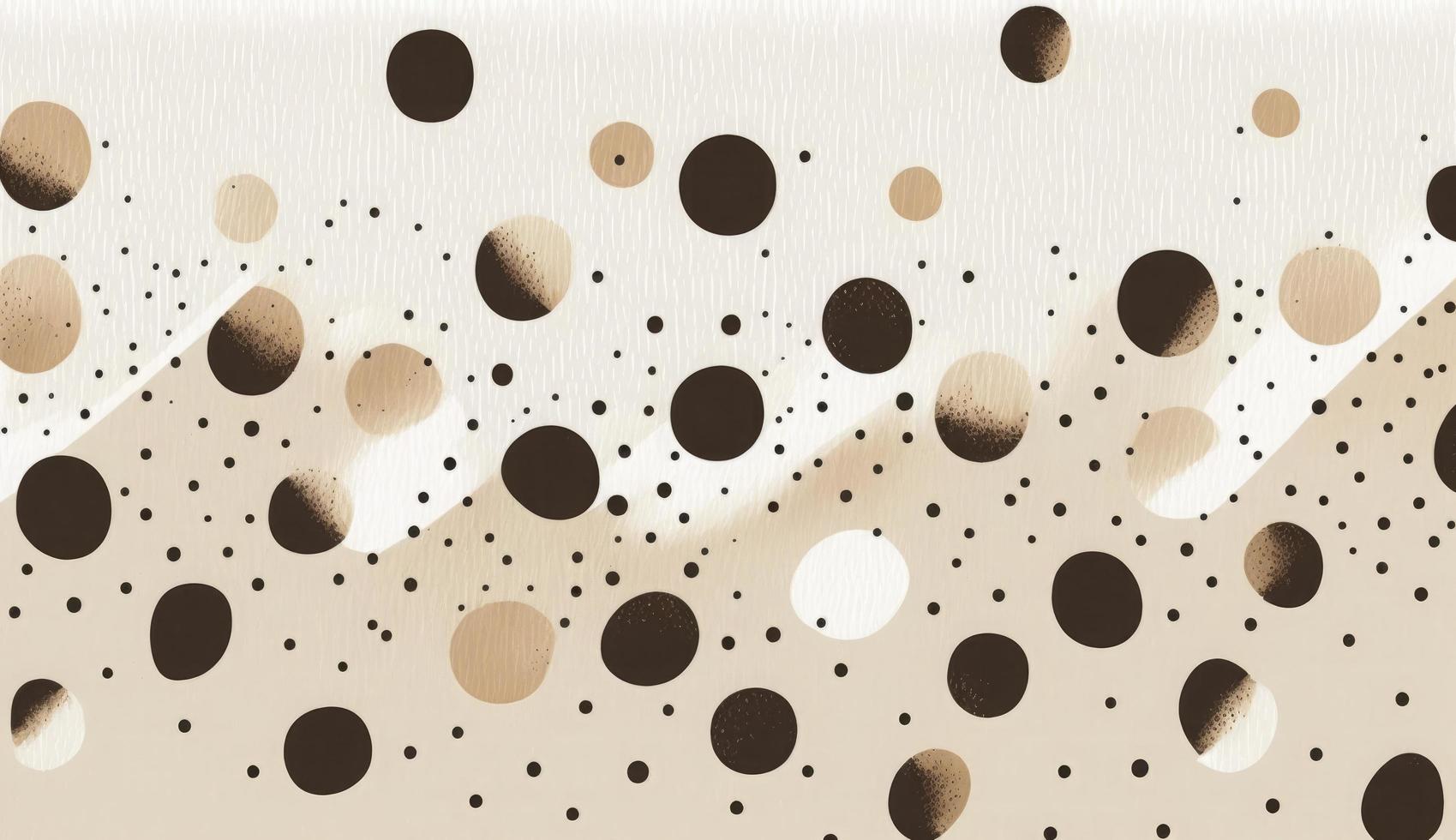 A seamless pattern featuring softly painted watercolor dots in various sizes, in a peaceful and dreamy color palette, Watercolor Dots Pattern, Abstract Art, watercolor pattern, Generate Ai photo