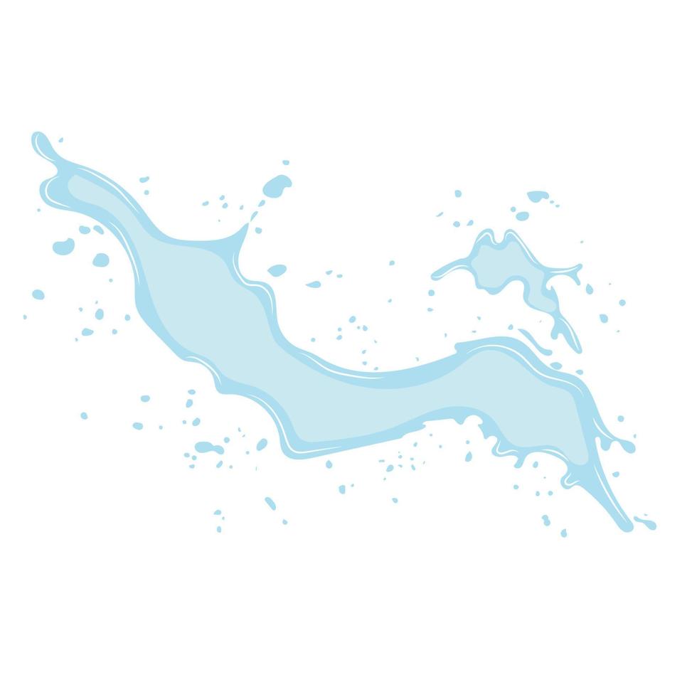 large long splash of water or oil160423 vector