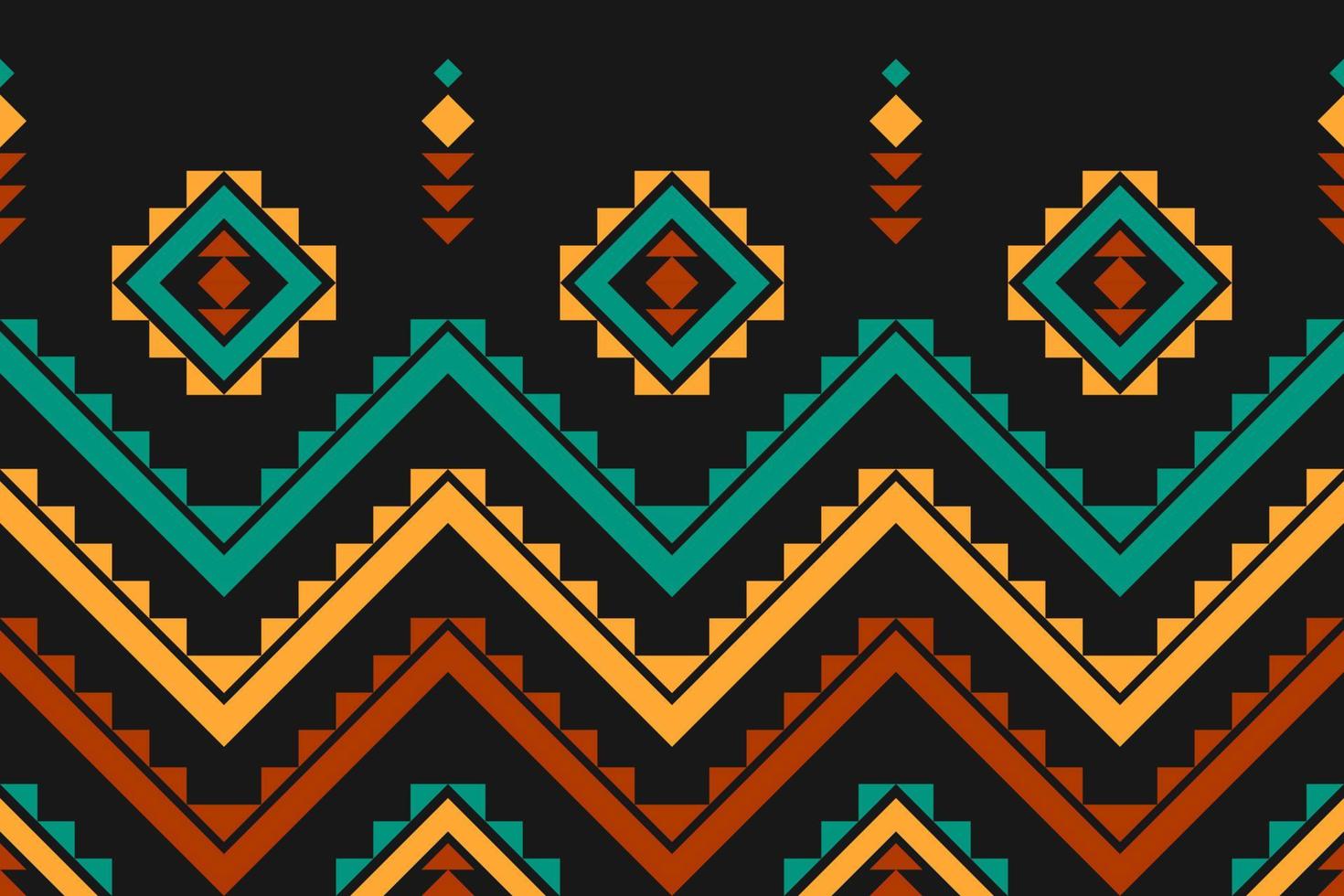 Geometric ethnic seamless pattern traditional. Aztec ethnic ornament print. Tribal pattern style. vector