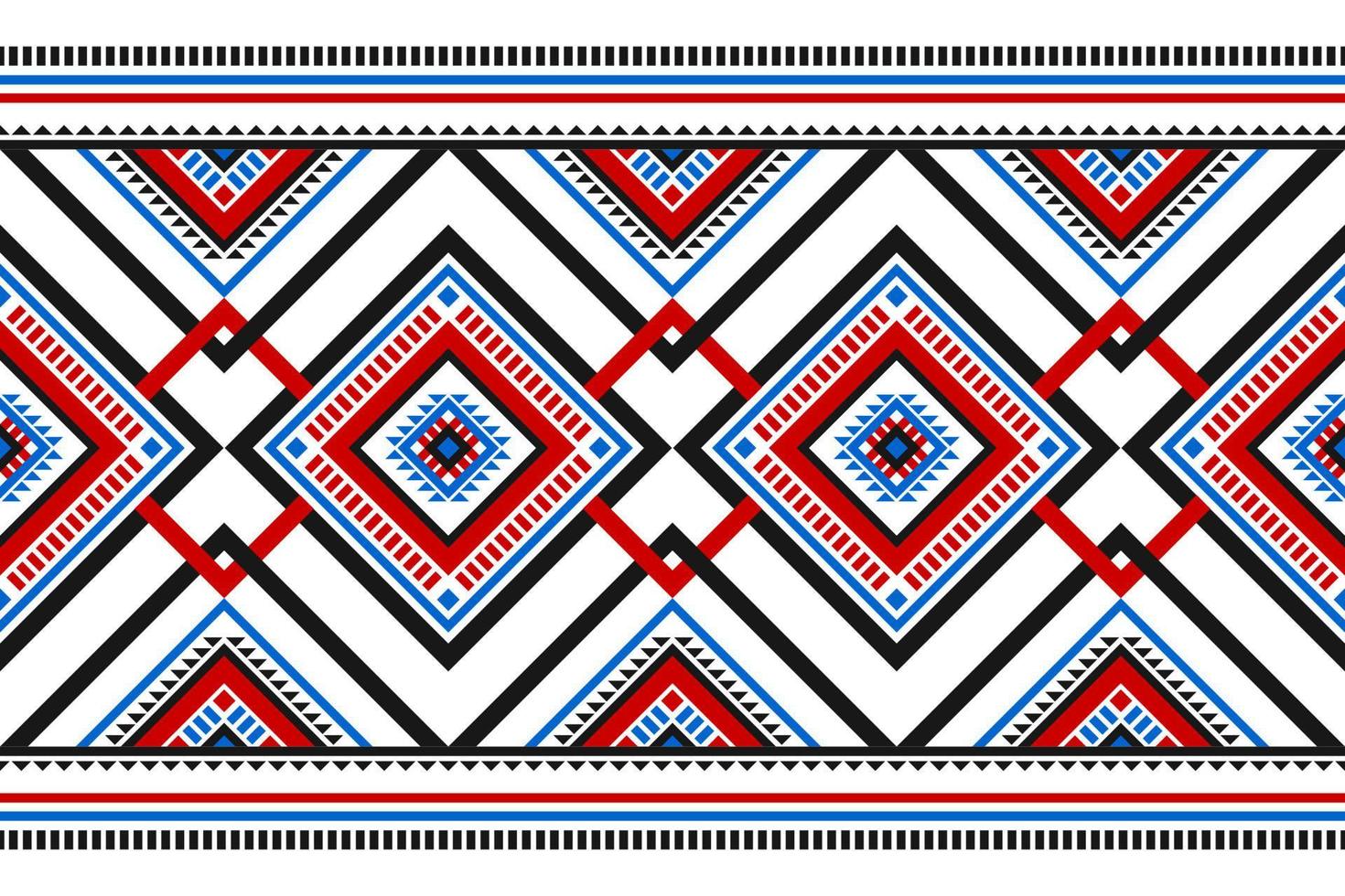 Carpet tribal pattern art. Geometric ethnic seamless pattern traditional. American, Mexican style. vector