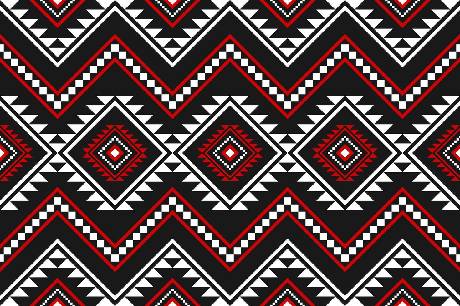 Geometric ethnic seamless pattern traditional. Aztec ethnic ornament print. Tribal pattern style. vector