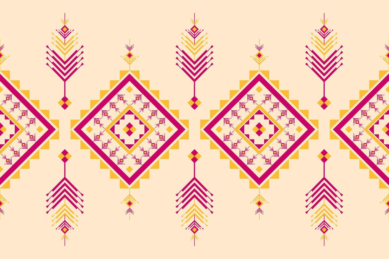 Carpet tribal pattern art. Geometric ethnic seamless pattern traditional. American, Mexican style. vector