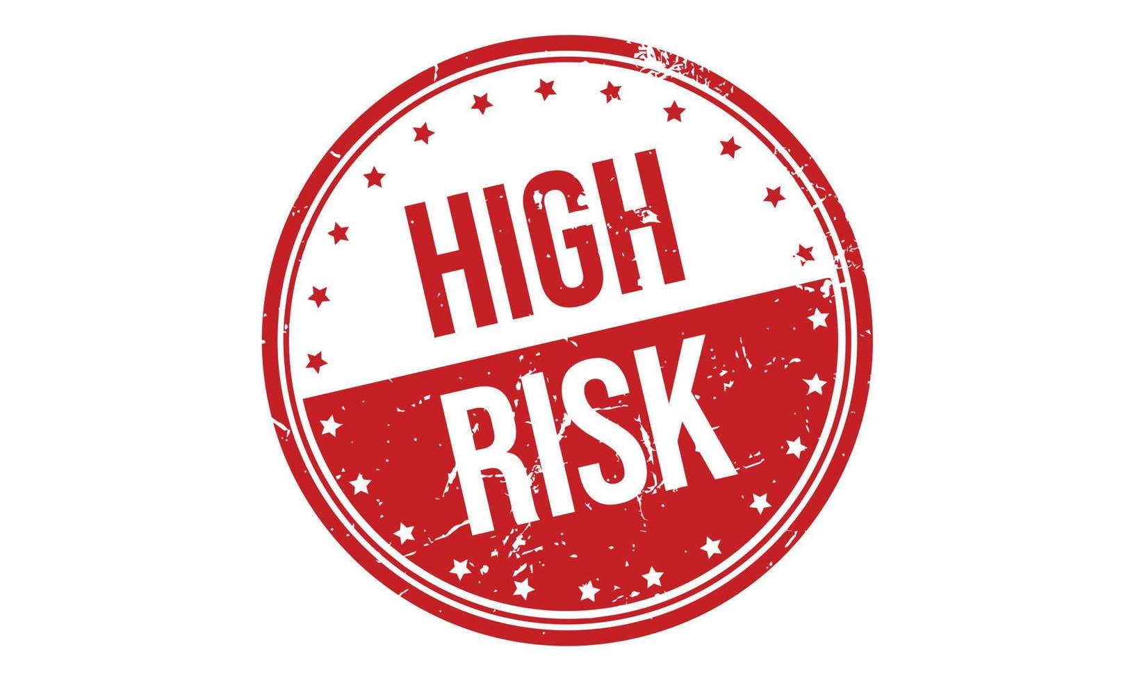 High Risk Rubber Stamp Seal Vector 22907342 Vector Art at Vecteezy