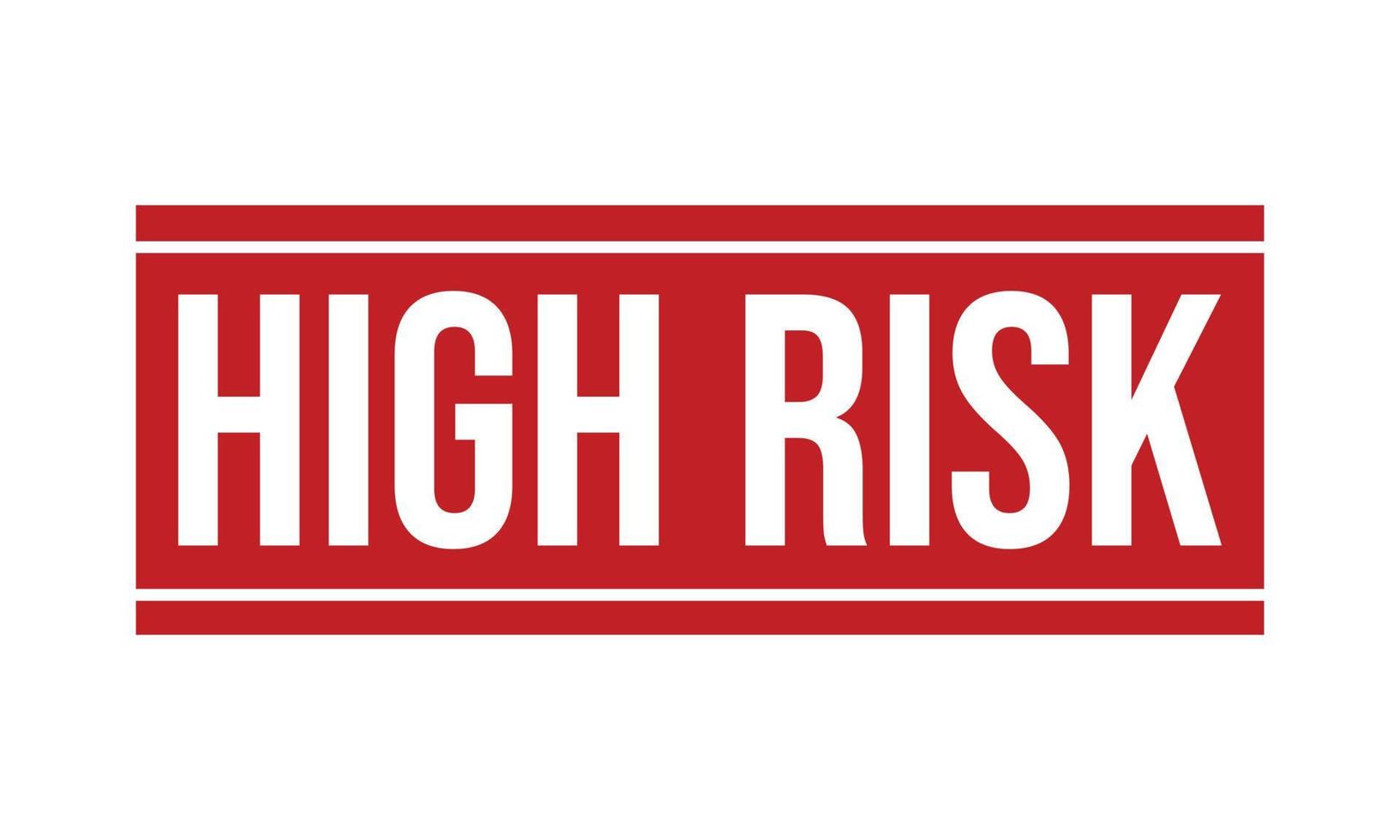 High Risk Rubber Stamp Seal Vector 22907343 Vector Art at Vecteezy